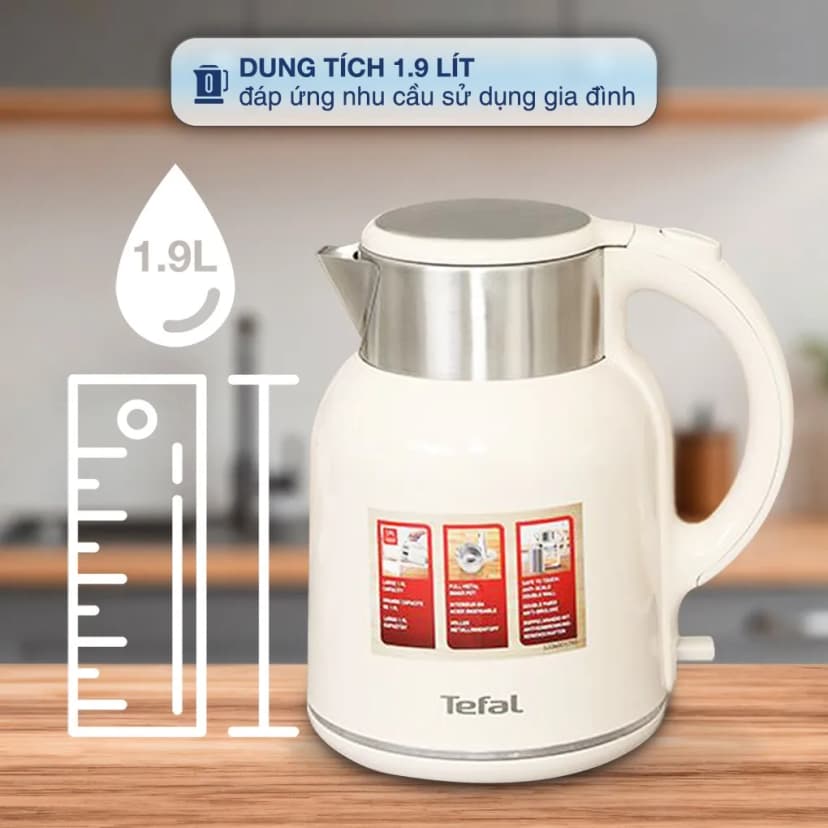 So sánh giá Bình đun siêu tốc Tefal 1.9 lít KO190AE0 - Tìm sản phẩm giá rẻ nhất - Ảnh 2