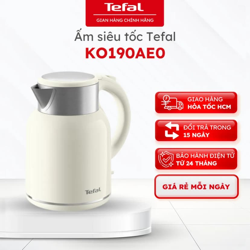 So sánh giá Bình đun siêu tốc Tefal 1.9 lít KO190AE0 - Tìm sản phẩm giá rẻ nhất - Ảnh 5