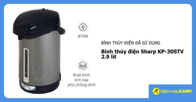Top 1 so sánh giá Bình thủy điện Sharp KP-30STV RB 2.9 lít - Tìm sản phẩm giá rẻ nhất - Ảnh 56