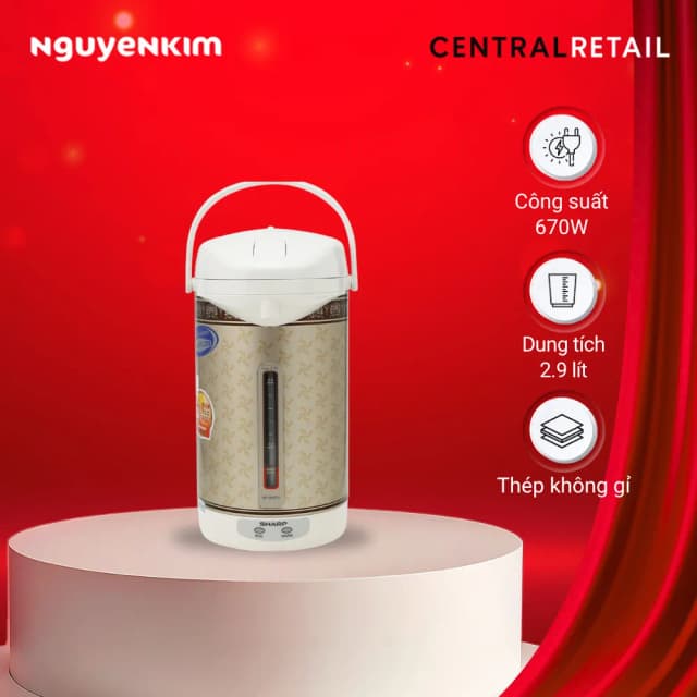 Top 1 so sánh giá Bình thủy điện Sharp KP-30STV RB 2.9 lít - Tìm sản phẩm giá rẻ nhất - Ảnh 72