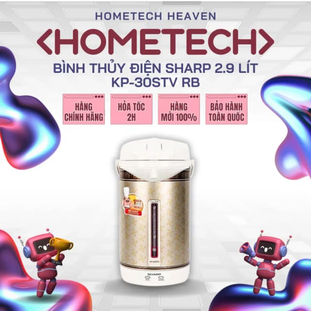 Top 1 so sánh giá Bình thủy điện Sharp KP-30STV RB 2.9 lít - Tìm sản phẩm giá rẻ nhất - Ảnh 9