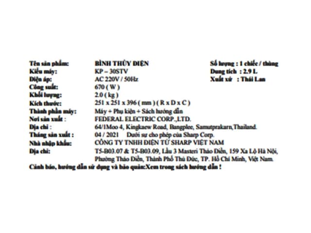 Top 1 so sánh giá Bình thủy điện Sharp KP-30STV RB 2.9 lít - Tìm sản phẩm giá rẻ nhất - Ảnh 83