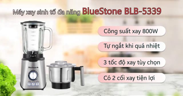 Top 1 so sánh giá Máy xay sinh tố đa năng BlueStone BLB-5339 - Tìm sản phẩm giá rẻ nhất - Ảnh 19
