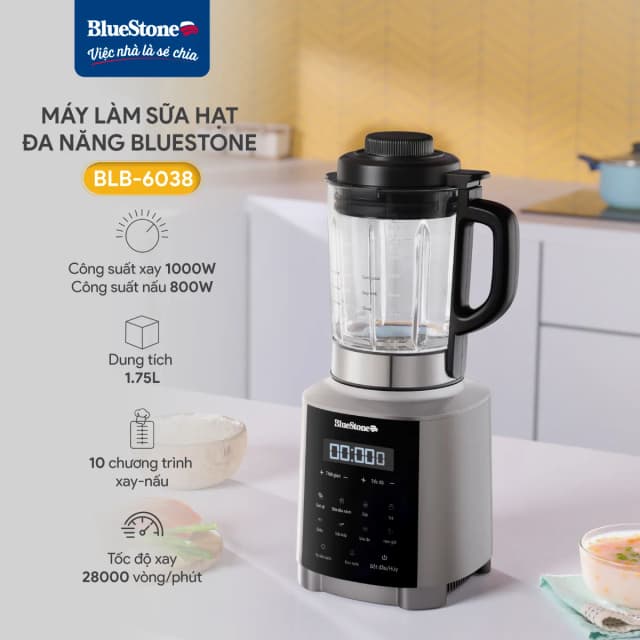 So sánh giá Máy làm sữa hạt đa năng BlueStone BLB-6036 rẻ nhất? - Ảnh 17