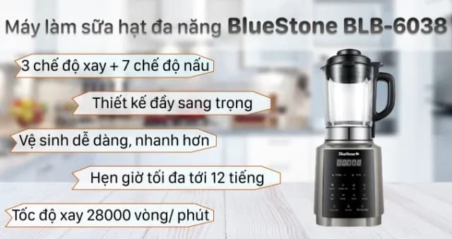 So sánh giá Máy làm sữa hạt đa năng BlueStone BLB-6038 rẻ nhất? - Ảnh 15