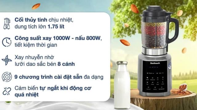 So sánh giá Máy làm sữa hạt đa năng BlueStone BLB-6038 rẻ nhất? - Ảnh 5