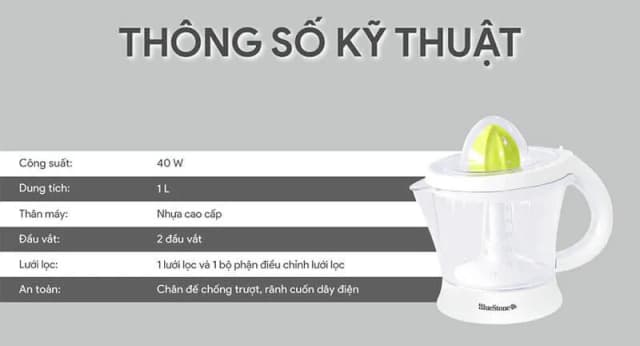 So sánh giá Máy vắt cam BlueStone 40W CJB-1129 rẻ nhất? - Ảnh 18