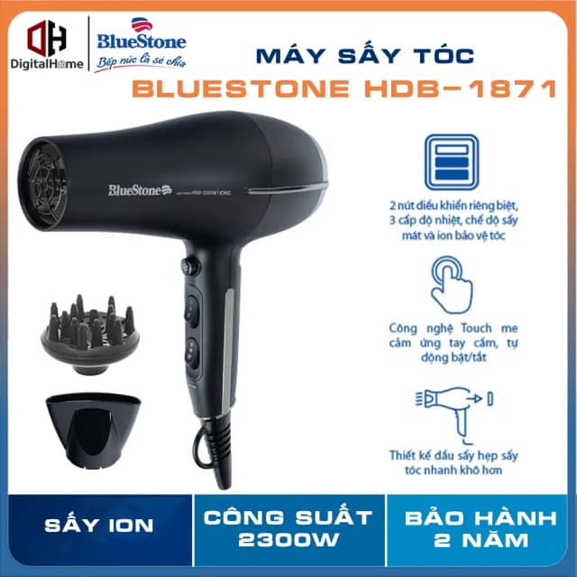 Top 1 so sánh giá Máy sấy tóc 1900 - 2300W BlueStone HDB-1871 - Tìm sản phẩm giá rẻ nhất - Ảnh 12
