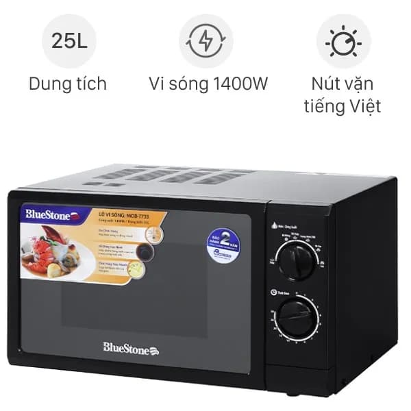 So sánh giá Lò vi sóng BlueStone MOB-7733 25 lít rẻ nhất? - Ảnh 2