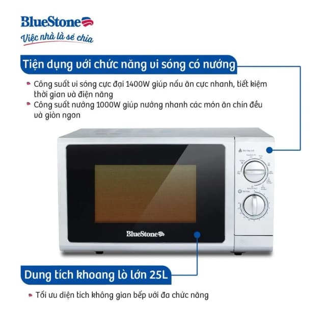 So sánh giá Lò vi sóng có nướng BlueStone MOB-7741 25 lít rẻ nhất? - Ảnh 11
