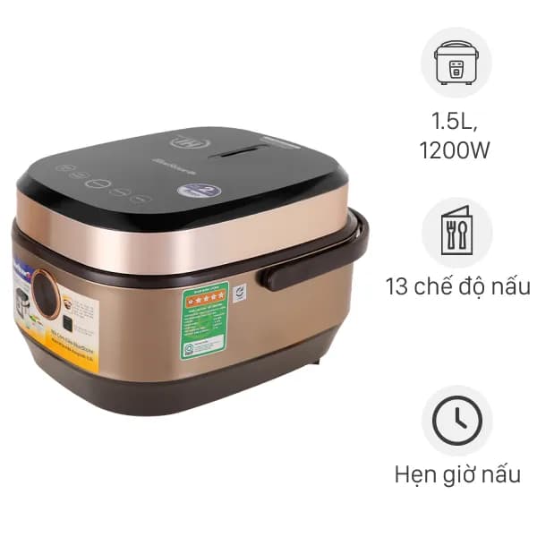 So sánh giá Nồi cơm cao tần BlueStone 1.5 lít RCB-5988 rẻ nhất? - Ảnh 2