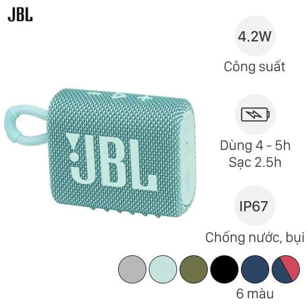So sánh giá Loa Bluetooth JBL Go 3 - Tìm sản phẩm giá rẻ nhất - Ảnh 1