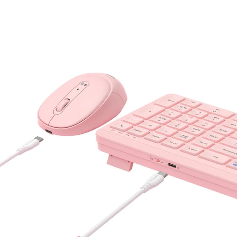 Bộ Bàn Phím Chuột Bluetooth MicroPack KM-268W - Hồng - Giá rẻ nhất hôm nay - Ảnh 4