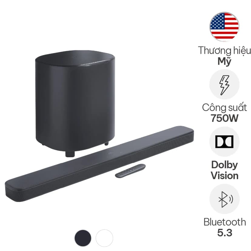 Bộ loa thanh JBL Bar 500MK2 750W Trắng - Giá rẻ nhất hôm nay - Ảnh 9