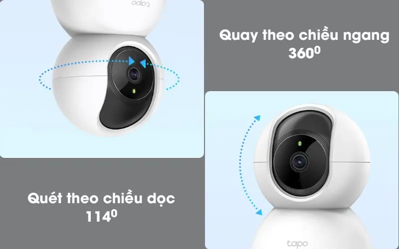 Camera IP 360 Độ 2MP TP-Link Tapo TC70 - Giá rẻ nhất hôm nay - Ảnh 4