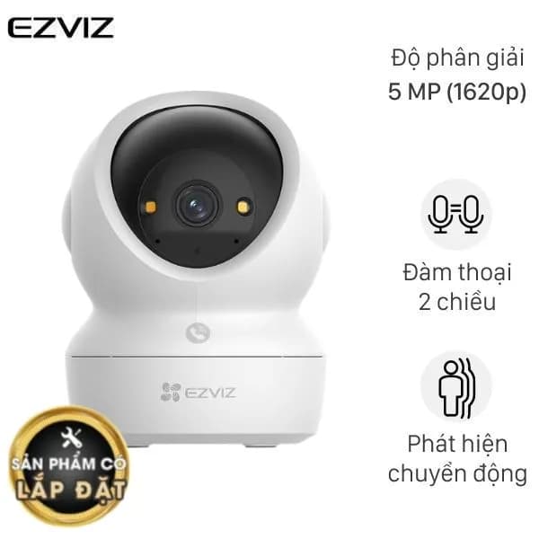 Camera IP 360 Độ 5MP EZVIZ H6C G1 - Giá rẻ nhất hôm nay - Ảnh 1