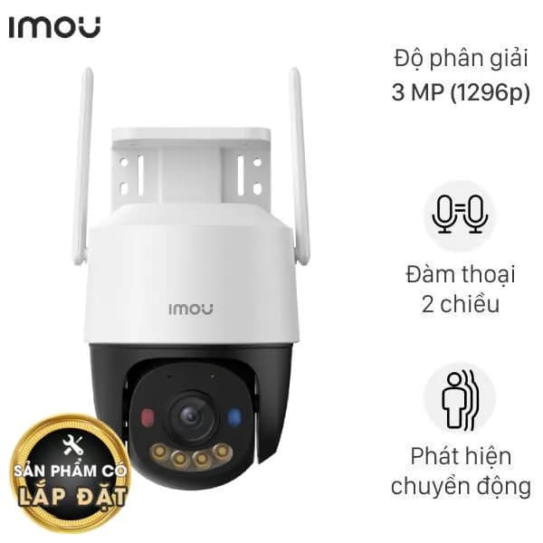 Camera IP Ngoài Trời 360 Độ 3MP IMOU Cruiser 4G IPC-K7FP-3H0TE - Ảnh 11