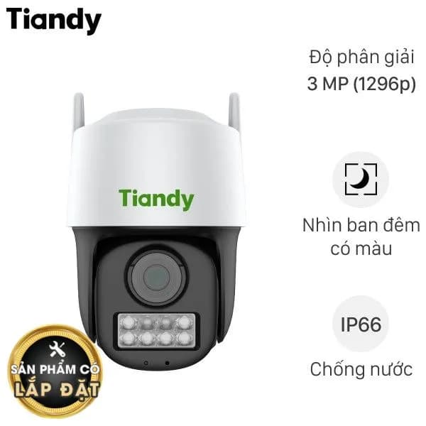Camera IP Ngoài Trời 360 Độ 3MP TIANDY TC-H333N - Giá rẻ nhất hôm nay - Ảnh 1