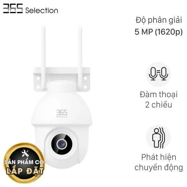 Camera IP Ngoài Trời 360 Độ 5MP 365 Selection OC2 - Giá rẻ nhất hôm nay - Ảnh 1