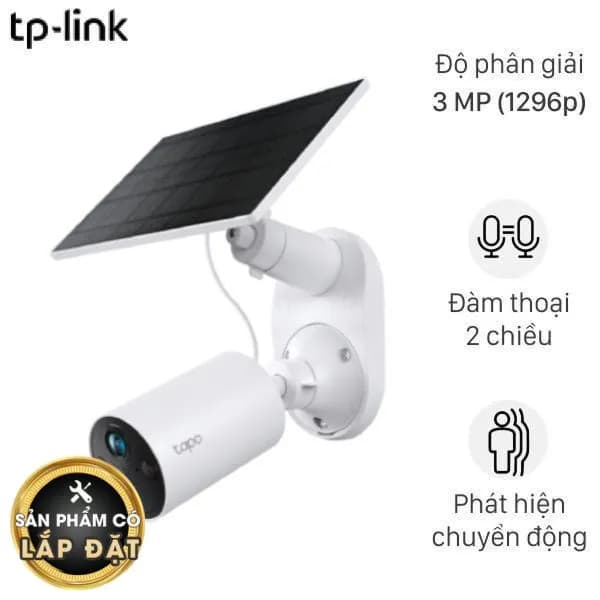 Camera IP Ngoài trời 3MP TP-Link Năng Lượng Mặt Trời Tapo C410 Kit - Ảnh 10