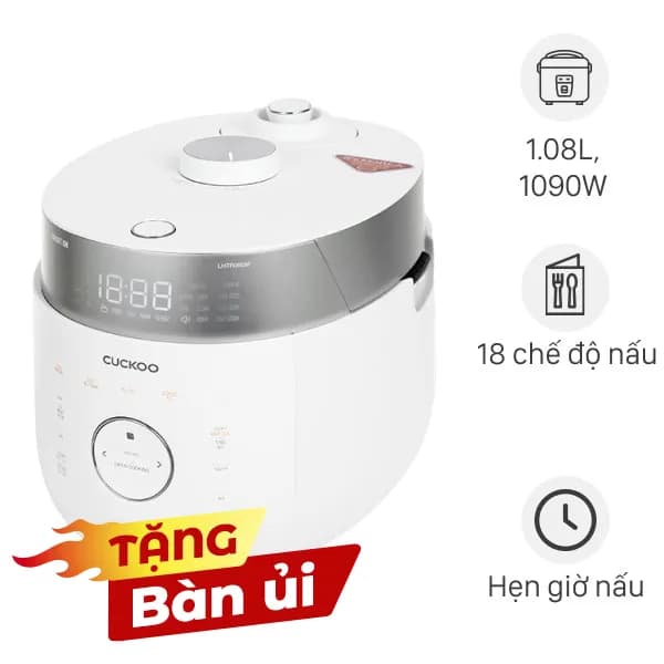 So sánh giá Nồi cơm áp suất cao tần Cuckoo 1.08 lít CRP-LHTR0609F/WHSIVNCV rẻ nhất? - Ảnh 2