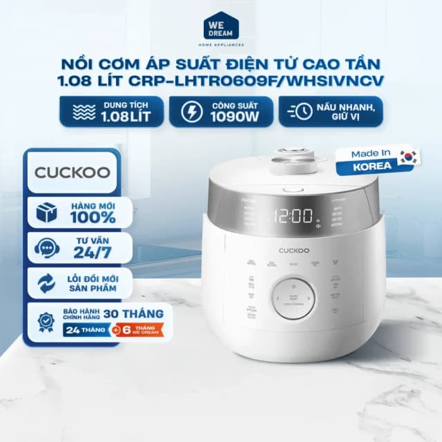 So sánh giá Nồi cơm áp suất cao tần Cuckoo 1.08 lít CRP-LHTR0609F/WHSIVNCV rẻ nhất? - Ảnh 19