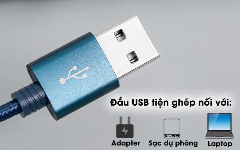Cáp sạc và truyền dữ liệu 3 đầu USB-A - Type-C Lightning Micro USB 15W 1m eValu Spanker B 2 - Giá rẻ nhất hôm nay - Ảnh 4