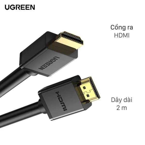 Cáp HDMI 4K 2m Ugreen HD104 10107 - Giá rẻ nhất hôm nay - Ảnh 1