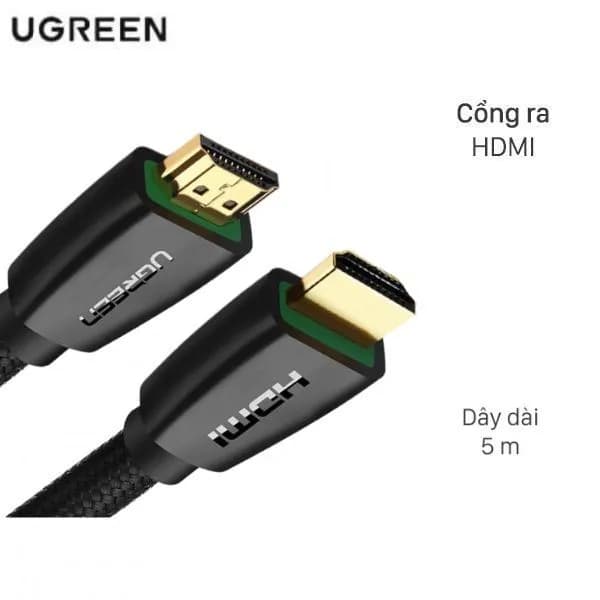 Cáp HDMI 4K 5m Ugreen HD118 40412 - Giá rẻ nhất hôm nay - Ảnh 1