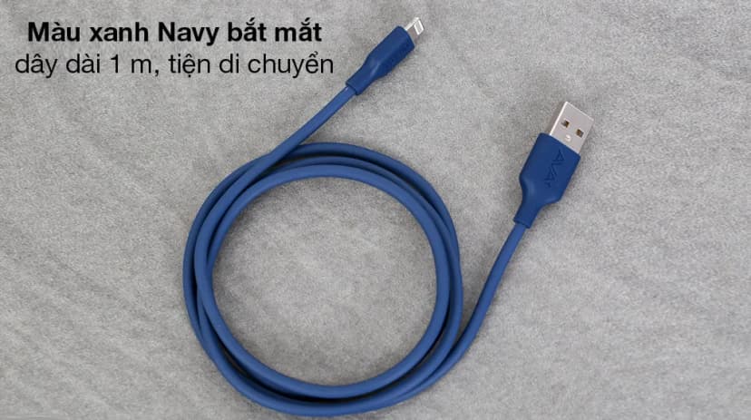 Cáp sạc và truyền dữ liệu USB-A - Lightning 12W 1m AVA+ DR-L04 - Giá rẻ nhất hôm nay - Ảnh 2