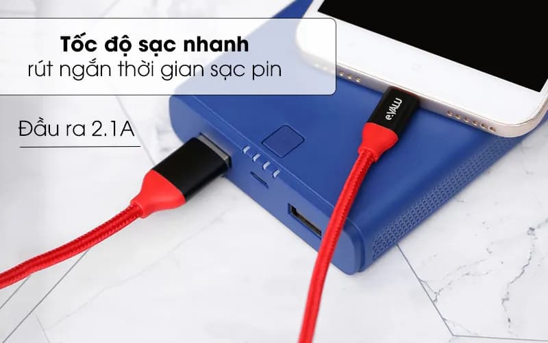 Cáp sạc và truyền dữ liệu USB-A - Micro USB 10.5W 1m eValu LTM-01 - Giá rẻ nhất hôm nay - Ảnh 4