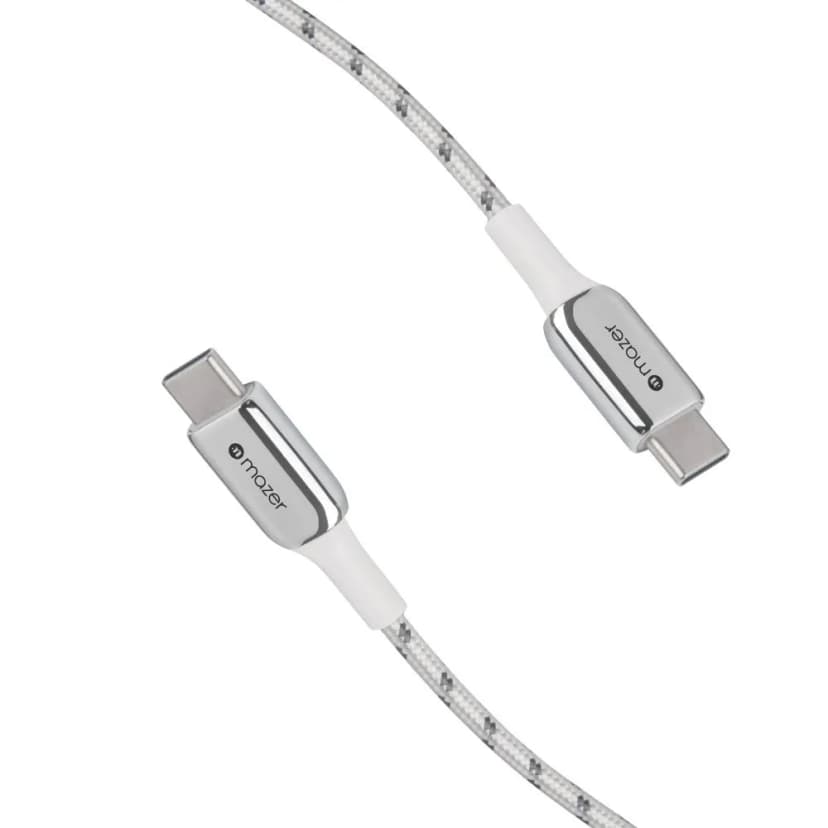 Cáp sạc nhanh và truyền dữ liệu Type-C - Type-C 100W 1.25m Mazer M-PL3PRO-C2C125-WH - Giá rẻ nhất hôm nay - Ảnh 2