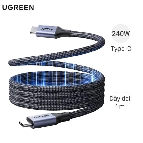 Cáp sạc nhanh Type C - Type C 240W 1m Ugreen Magnetic L537 85973 - Giá rẻ nhất hôm nay - Ảnh 1