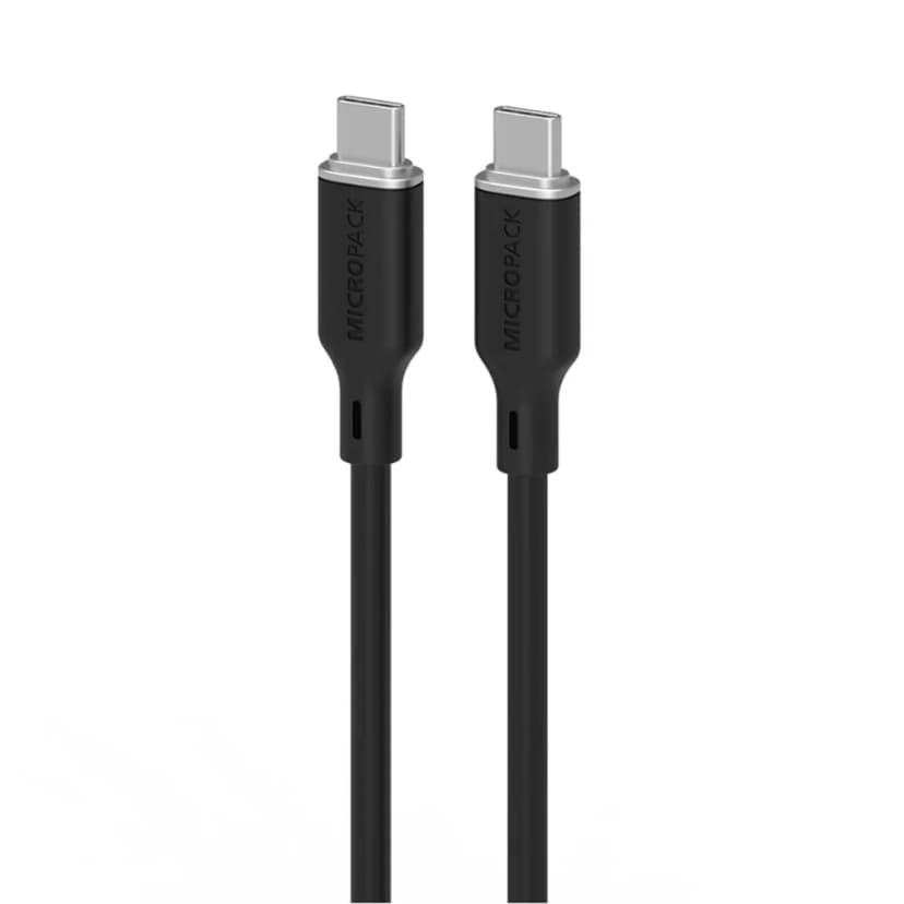 Cáp sạc nhanh và truyền dữ liệu Type-C - Type-C 60W 1.2m MicroPack Power Link C1 MC C60 - Đen - Giá rẻ nhất hôm nay - Ảnh 2