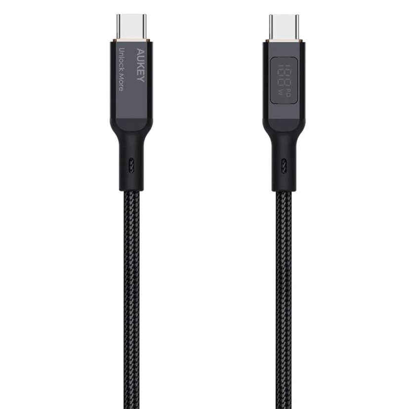 Cáp sạc nhanh và truyền dữ liệu Type-C - Type-C 100W 1.8m Aukey CB-MCC102 - Đen - Giá rẻ nhất hôm nay - Ảnh 4