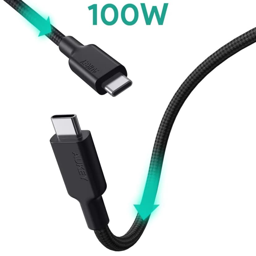 Cáp sạc nhanh và truyền dữ liệu Type-C - Type-C 100W 1.2m Aukey CB-CD21 - Giá rẻ nhất hôm nay - Ảnh 3