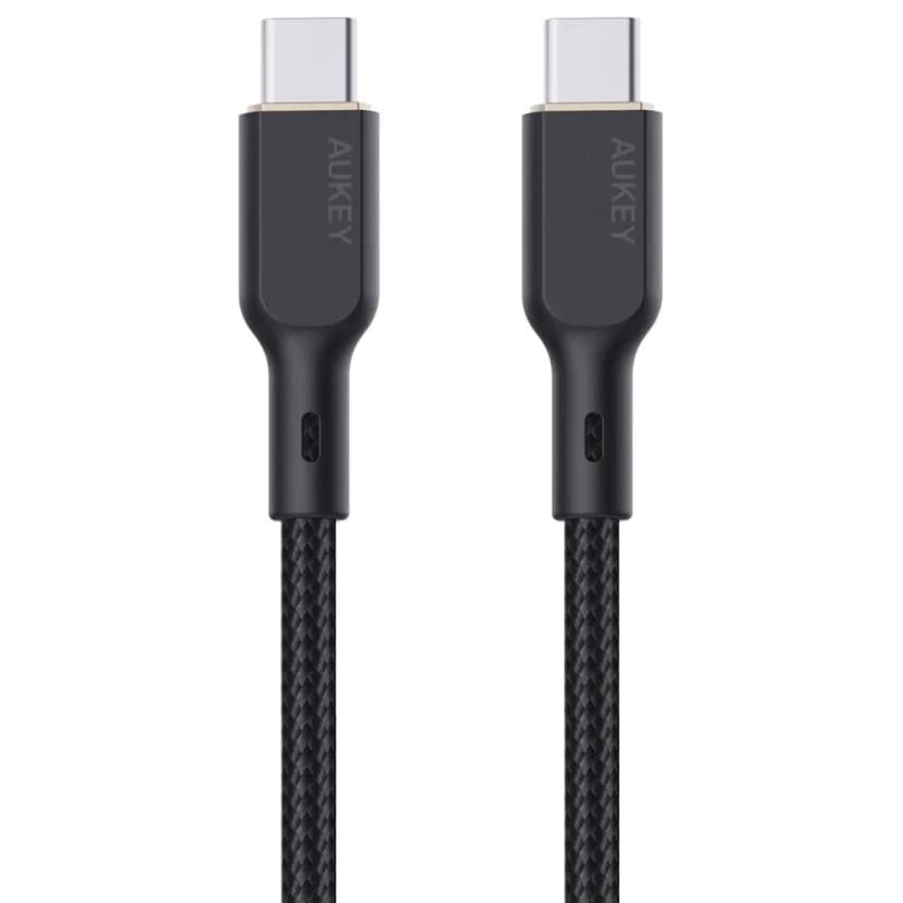 Cáp sạc nhanh và truyền dữ liệu Type-C - Type-C 100W 1m Aukey CB-KCC101 - Đen - Giá rẻ nhất hôm nay - Ảnh 2