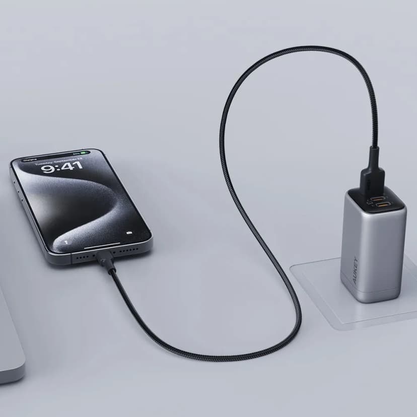 Cáp sạc và truyền dữ liệu USB-A - Lightning 12W 0.9m Aukey CB-BAL7 - Đen - Giá rẻ nhất hôm nay - Ảnh 3