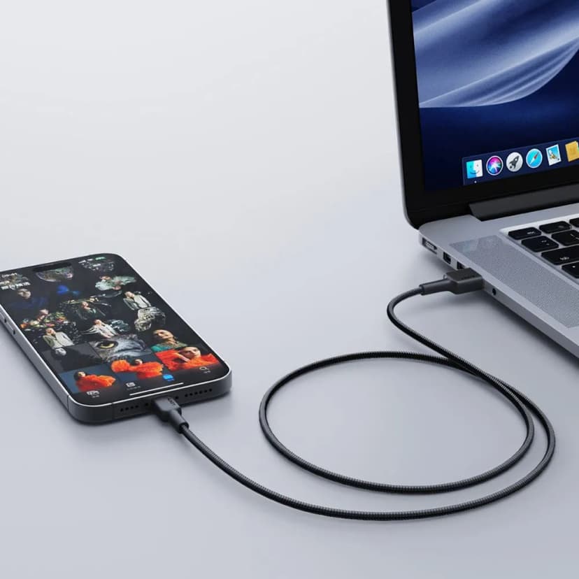 Cáp sạc và truyền dữ liệu USB-A - Lightning 12W 0.9m Aukey CB-BAL7 - Đen - Giá rẻ nhất hôm nay - Ảnh 4