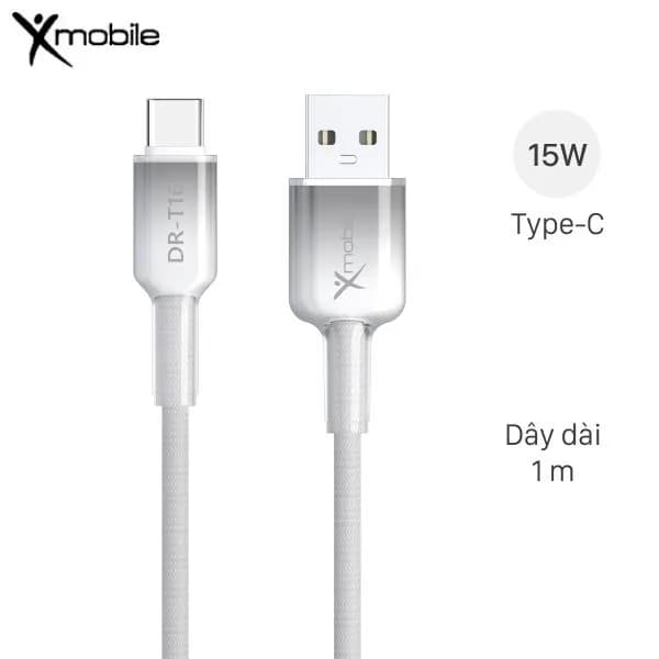 Cáp sạc USB-A - Type-C 15W 1m Xmobile DR-T16 - Giá rẻ nhất hôm nay - Ảnh 1