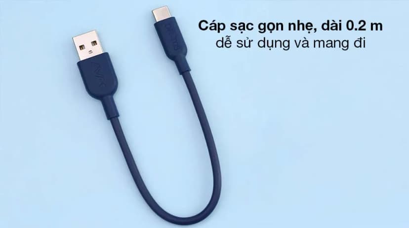 Cáp sạc và truyền dữ liệu USB-A - Type-C 15W 0.2m AVA+ DR-T03 - Giá rẻ nhất hôm nay - Ảnh 2