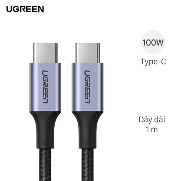 Cáp sạc nhanh và truyền dữ liệu Type-C - Type-C 100W 1m Ugreen US316 - Giá rẻ nhất hôm nay - Ảnh 1