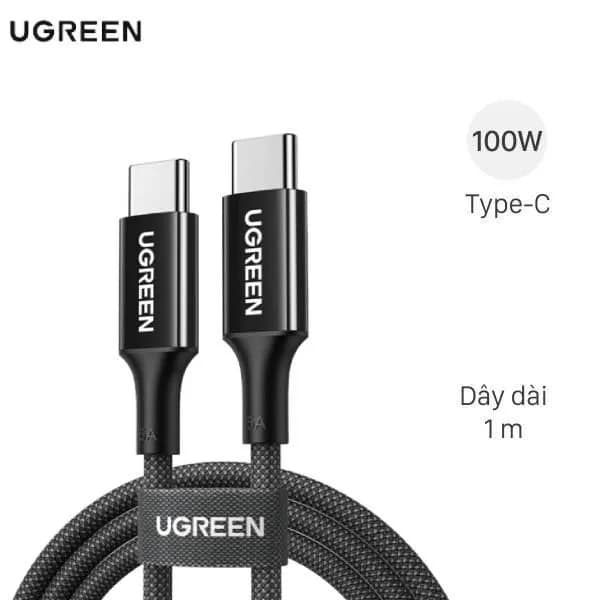 Cáp sạc nhanh Type-C - Type-C 100W 1m Ugreen US557 15275 - Giá rẻ nhất hôm nay - Ảnh 1