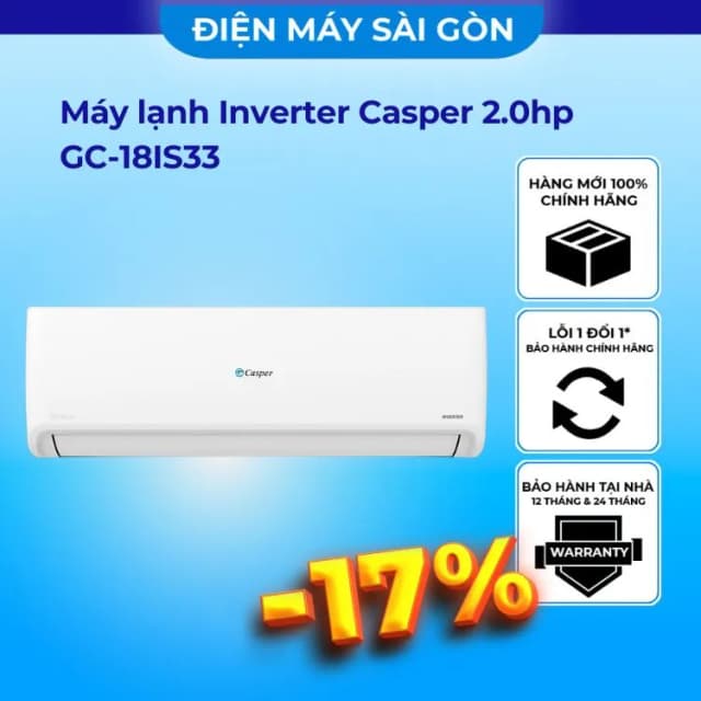 So sánh giá Máy lạnh Casper Inverter 2 HP GC-18IS33 rẻ nhất? - Ảnh 15