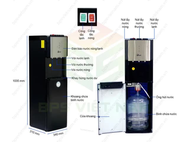 Top 1 so sánh giá Cây nước nóng lạnh FujiE WD5500C 585W - Tìm sản phẩm giá rẻ nhất - Ảnh 19