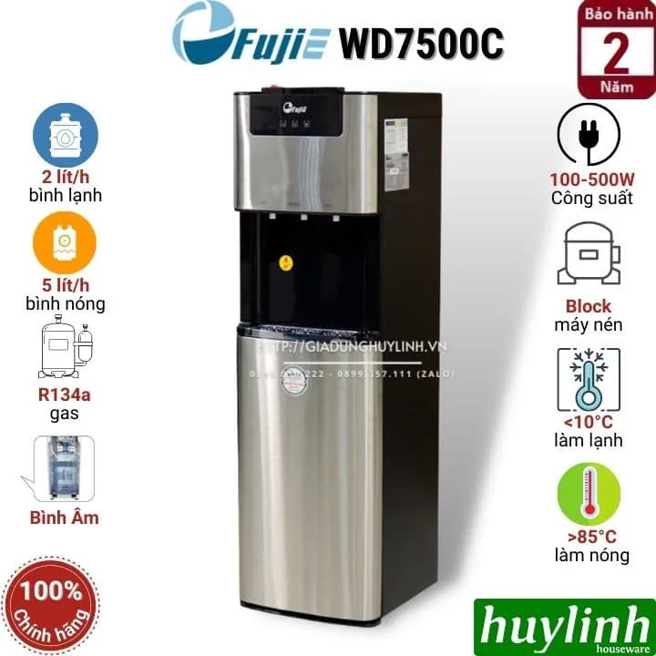 Cây nước nóng lạnh FujiE WD7500C 600W - Giá rẻ nhất hôm nay - Ảnh 3