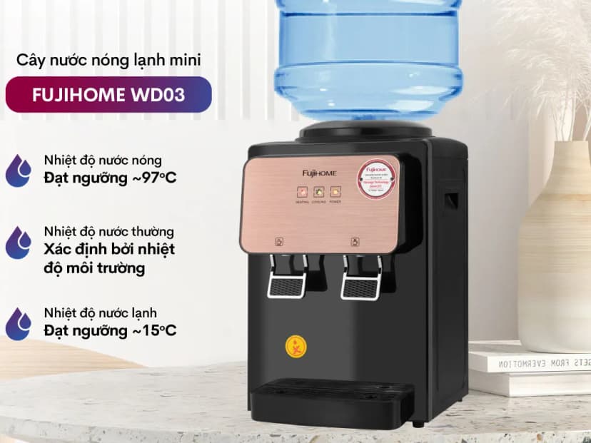 Cây nước nóng lạnh FUJIHOME TB2411N-VOICE 1430W - Giá rẻ nhất hôm nay - Ảnh 45