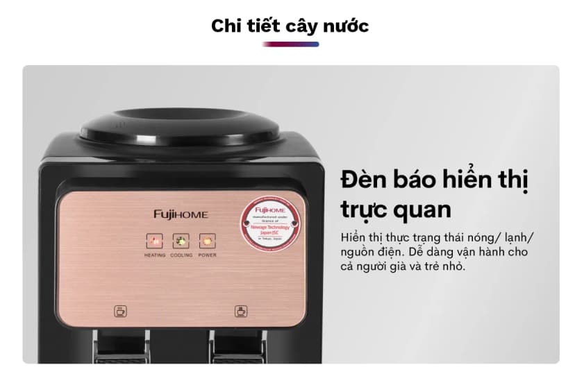 Cây nước nóng lạnh FUJIHOME TB2411N-VOICE 1430W - Giá rẻ nhất hôm nay - Ảnh 85