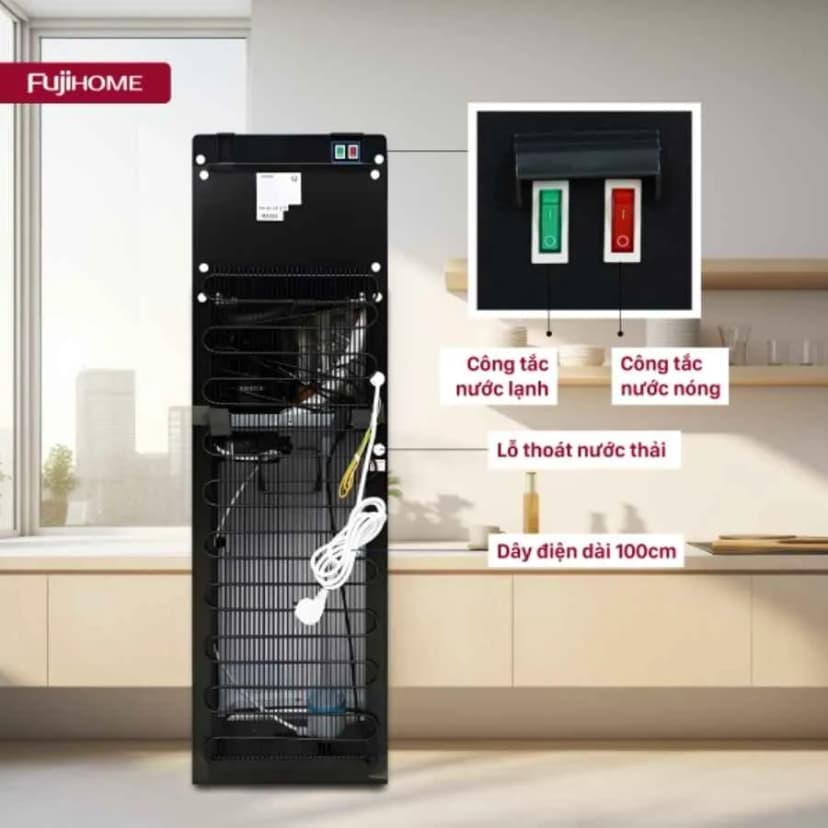 So sánh giá Cây nước nóng lạnh FUJIHOME WD11EC 590W - Tìm sản phẩm giá rẻ nhất - Ảnh 12