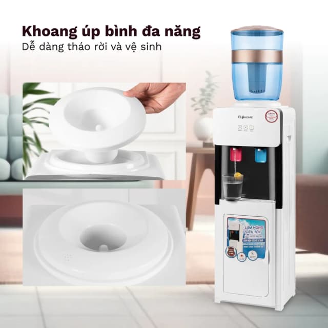 Top 1 so sánh giá Cây nước nóng lạnh FUJIHOME WD2002E 565W - Tìm sản phẩm giá rẻ nhất - Ảnh 12